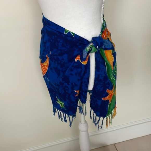 Beachy Themed Sarong - Picture 2 of 6